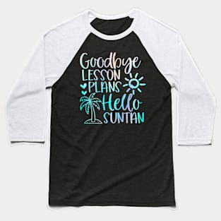 Hello Teacher School Summer Baseball T-Shirt